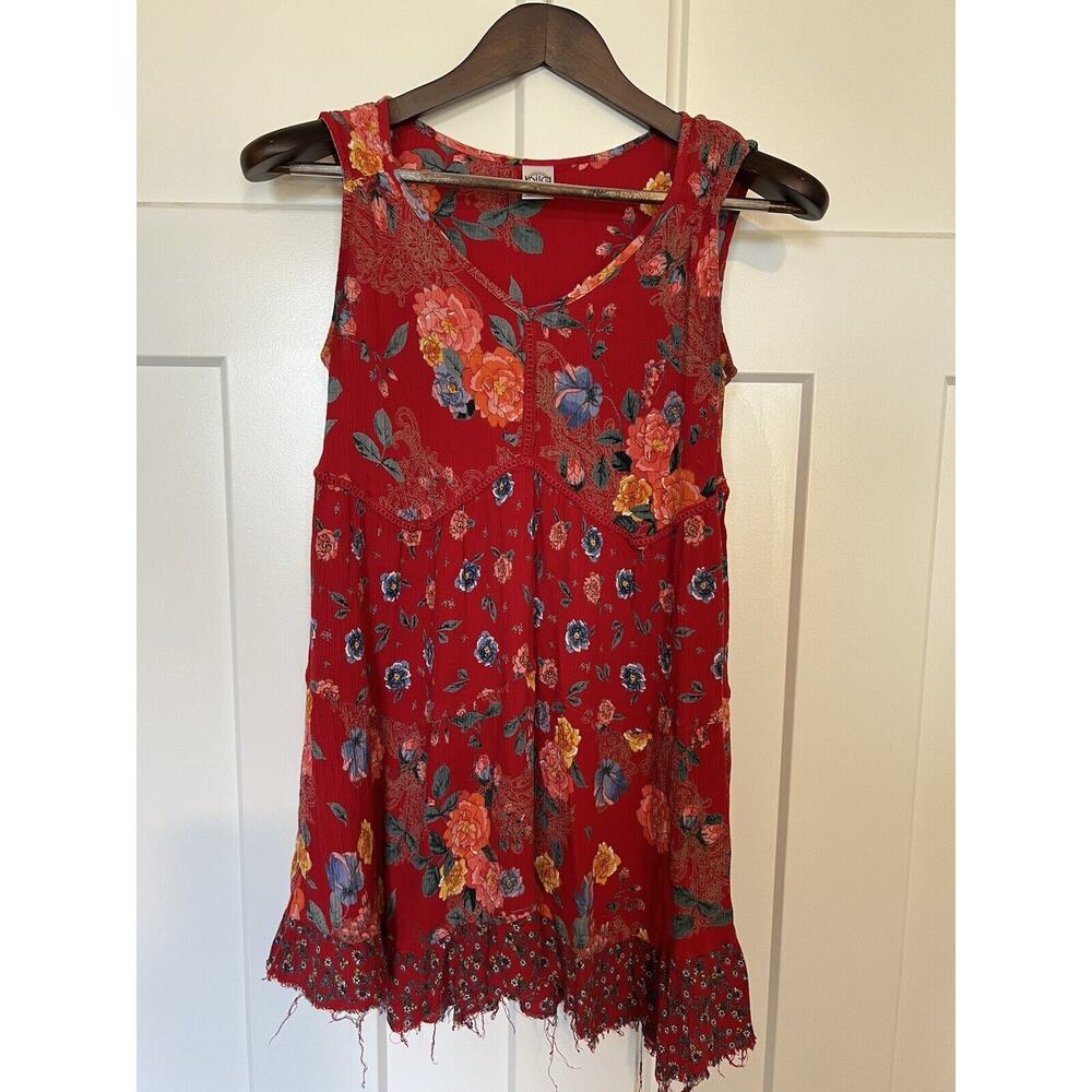 Bila Sundress/Tunic Top - Size Small, Boho, Lagenlook